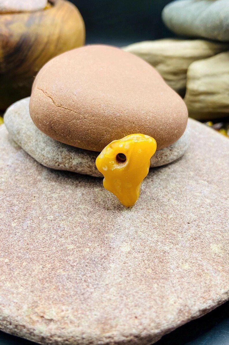 Unikāls Baltijas Dzintara kulons Āfrikas kontinenta formā