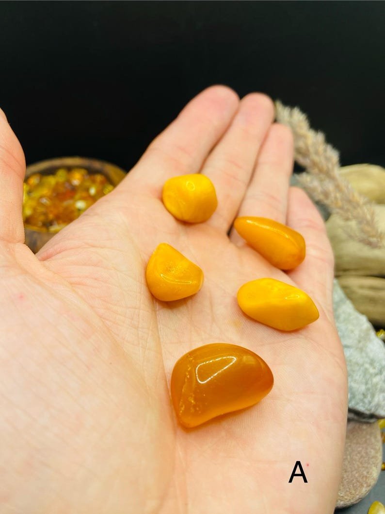 56548094-r-il-76cd12-7083298754-il_794xN.7083298754_b4uj Maigi dzelteni pulēti Baltijas Dzintara mini akmentiņi rokdarbiem