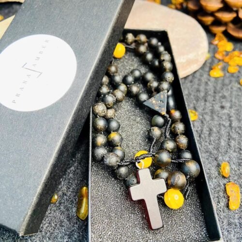 56548094-r-il-945865-6784995422-il_794xN.6784995422_9uew Roku darināts Tumšās krāsas Dzintara Rožukronis