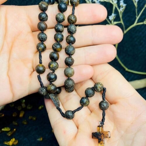 56548094-r-il-a9c5c9-6833023013-il_794xN.6833023013_81os Daļēji pulēts Tumšo pērlīšu Katoļu rožukronis