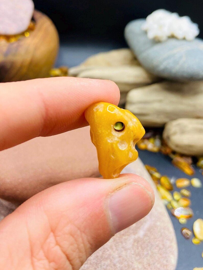 Unikāls Baltijas Dzintara kulons Āfrikas kontinenta formā