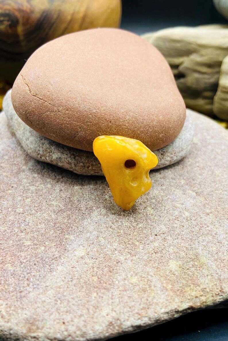 Unikāls Baltijas Dzintara kulons Āfrikas kontinenta formā