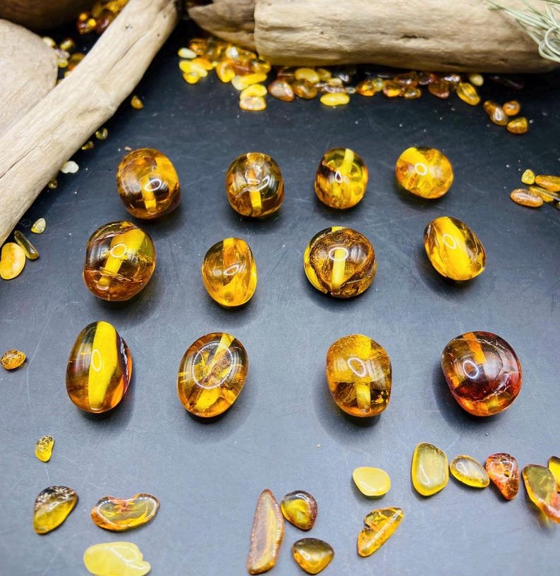 56548094-r-il-b9357a-7293796308-il_794xN.7293796308_8l42 Liela izmēra citrona krāsas Baltijas Dzintara "Baroque" pērlītes