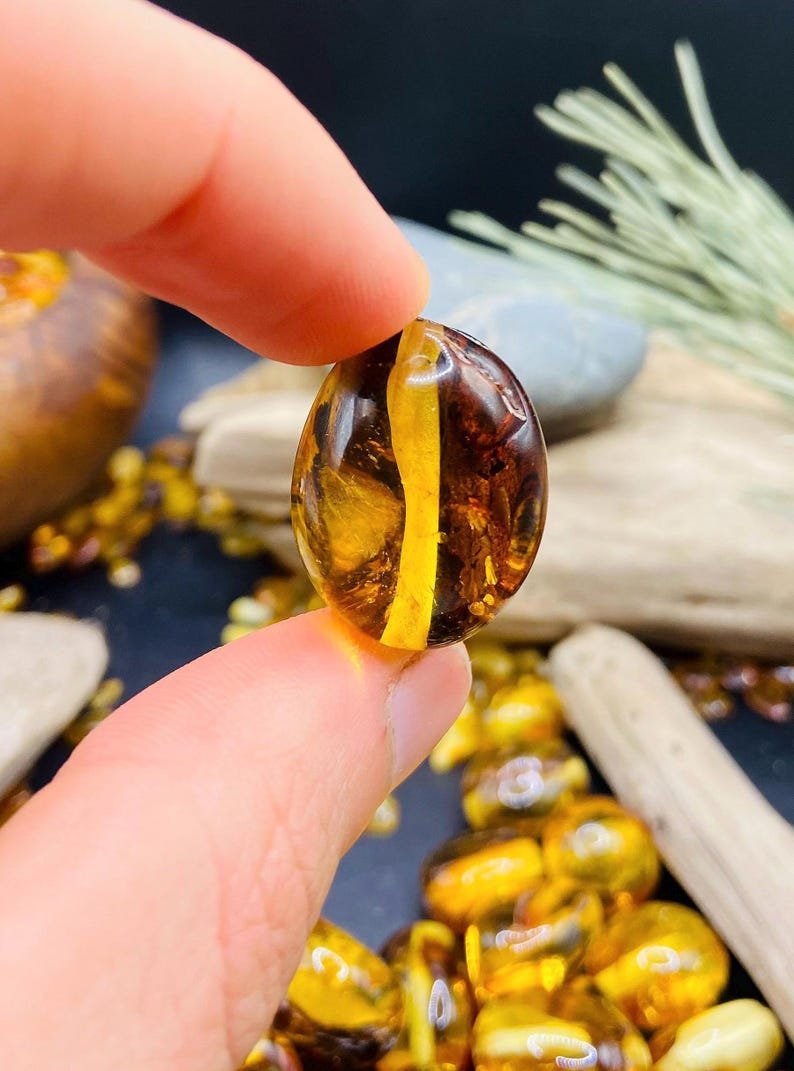 56548094-r-il-e62baa-7341748417-il_794xN.7341748417_t8dw Liela izmēra citrona krāsas Baltijas Dzintara "Baroque" pērlītes