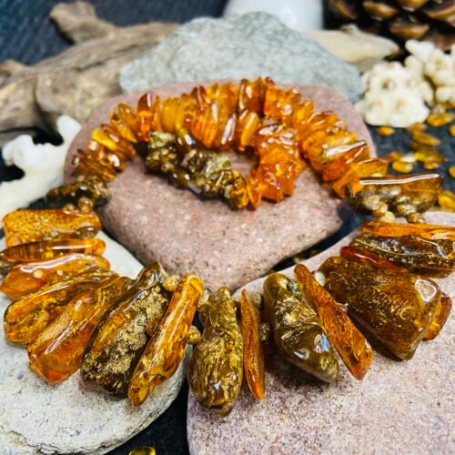 img_2961.jpg 8mm Konjaka krāsas Baltijas dzintara apaļās pērlītes