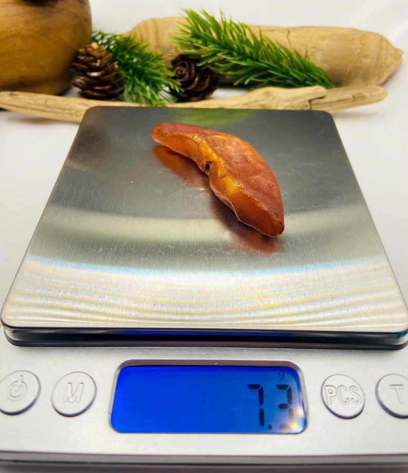 7 Grami Baltijas Dzintara neapstrādāts akmens kolekcionāriem