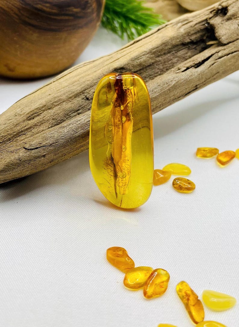 Baltijas dzintara citrīna broša 1 gab. burvīga sieviešu rota