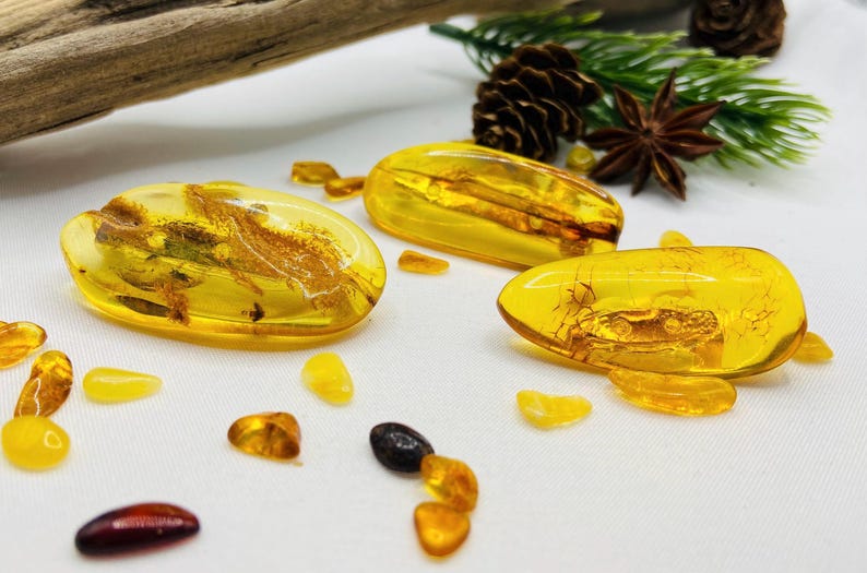 Baltijas dzintara citrīna broša 1 gab. burvīga sieviešu rota