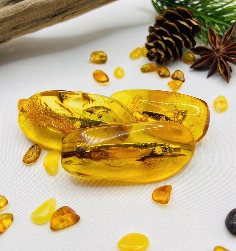 Baltijas dzintara citrīna broša 1 gab. burvīga sieviešu rota